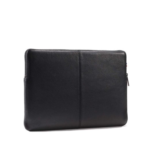Decoded - Leather Slim MacBook 15" belecsúsztatós tok - Fekete