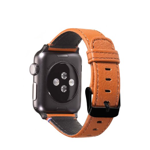 Decoded - Apple Watch 38mm bőrszíj - Barna