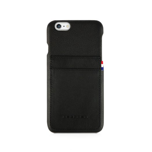 Decoded - Leather Back iPhone 6/6S tok - Fekete