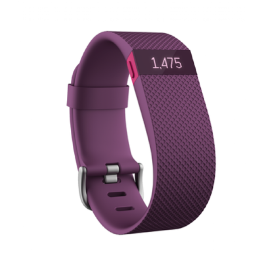 Fitbit - Charge HR - nagy - lila