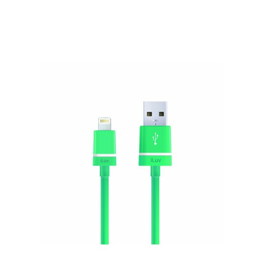 iLuv - Premium Lightning USB kábel 1 m - Zöld