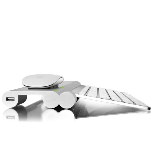 Mobee Magic Feet, Wireless Charger for Apple Wireless Keyboard/Magic Trackpad/Magic Mouse
