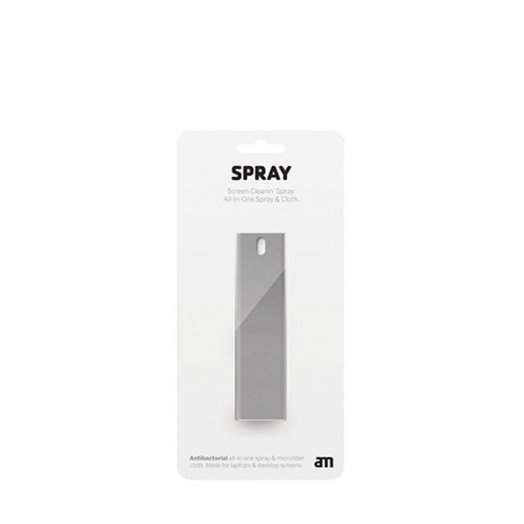 AM Labs - SPRAY: spray & mikroszálas törlőkendő (37,5ml) - Szürke