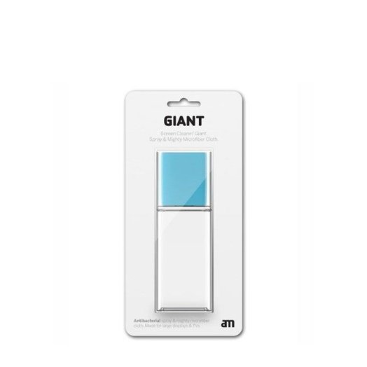 AM Labs - GIANT spray & mikroszálas tisztítókendő (175ml) - Kék