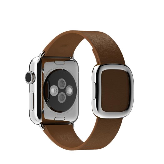 Apple - 38 mm-es barna szíj modern csattal - közepes