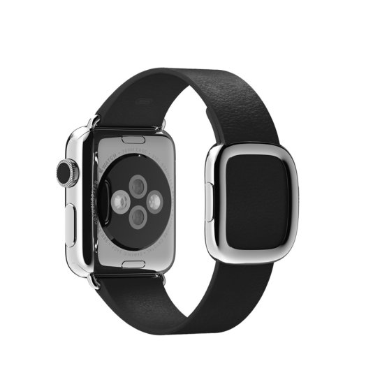 Apple - 38 mm-es fekete szíj modern csattal - kicsi