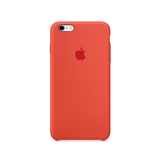 Apple - iPhone 6s szilikon tok - narancssárga