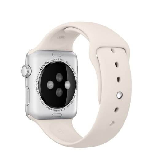 Apple - 42 mm-es törtfehér sportszíj