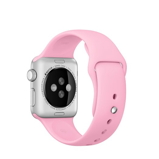Apple - 38 mm-es világos rózsaszín sportszíj