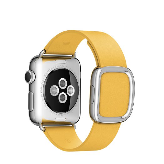Apple - 38 mm-es körömvirágszínű szíj modern csattal - kicsi