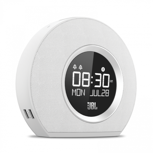 DEMO JBL - Horizon ébresztős Bluetooth hangszóró USB töltővel - Fehér
