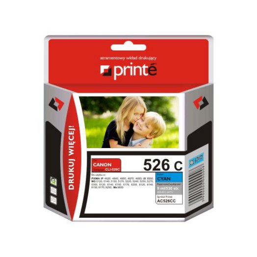 Printé patron AC526CC (Canon CLI-526C) kék