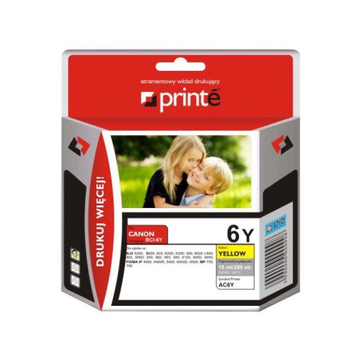 Printé patron AC6Y (Canon BCI-6Y) sárga