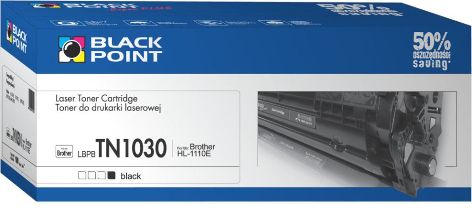 Black Point toner LBPBTN1030 (Brother TN-1030) fekete