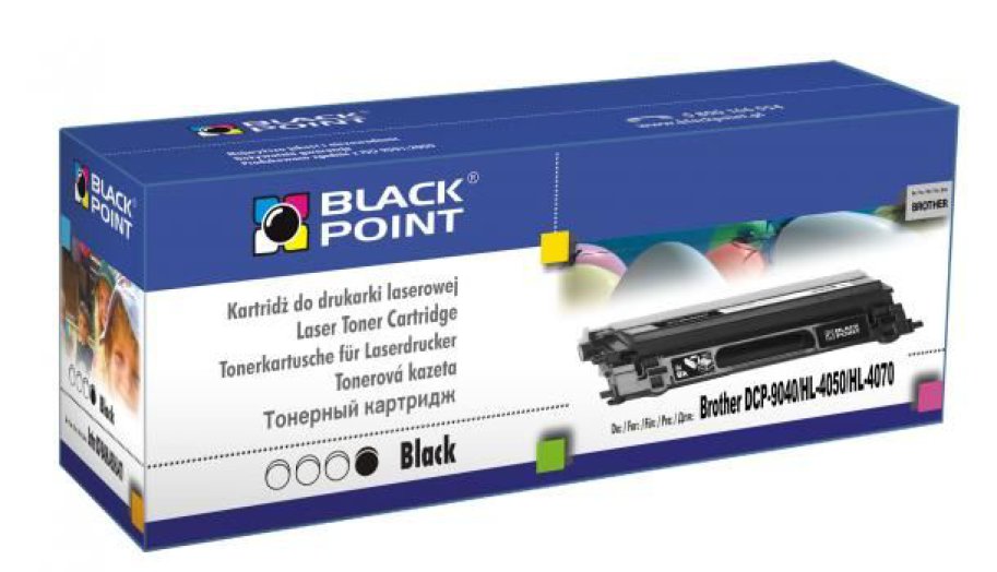 Black Point színes toner LCBPBTN135BK (Brother TN-135BK / TN-130BK) fekete