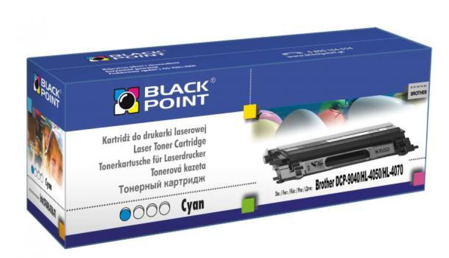 Black Point színes toner LCBPBTN135C (Brother TN-135C / TN-130C) kék