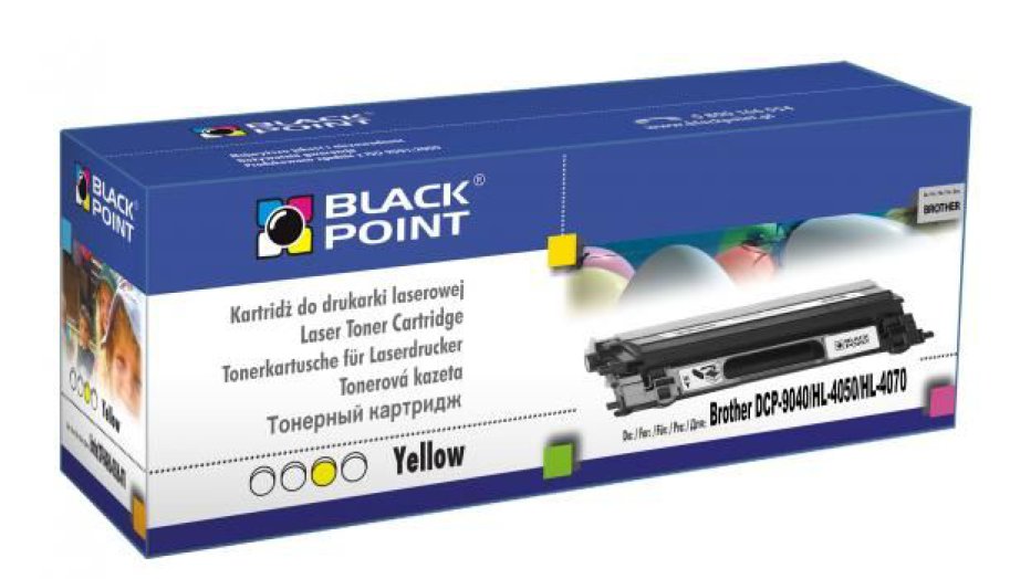 Black Point színes toner LCBPBTN135Y (Brother TN-135Y / TN130Y) sárga