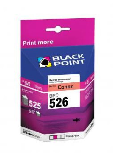 Black Point patron BPC526M (Canon CLI-526M) piros