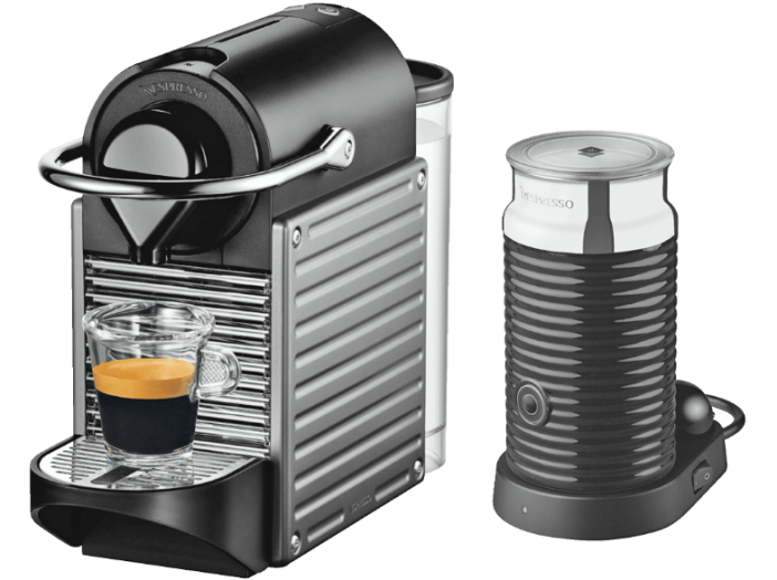 XN301T10 PIXIE TITAN kapszulás kávéfőző + AEROCCINO tejhabosító