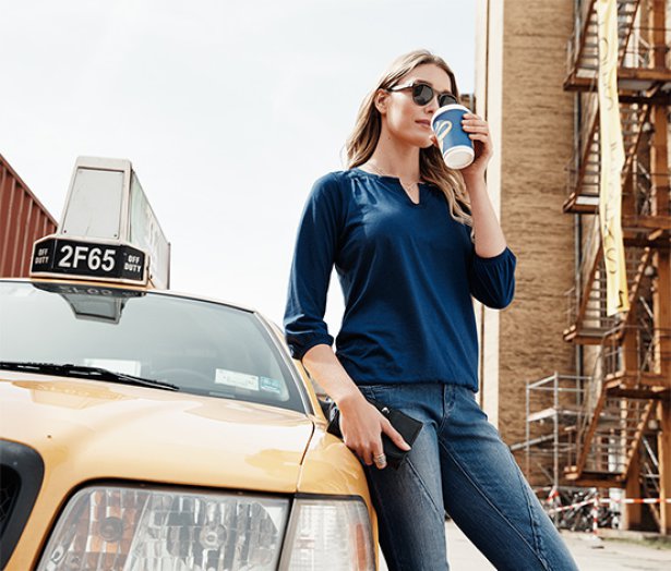 Női slim fit farmernadrág, világoskék