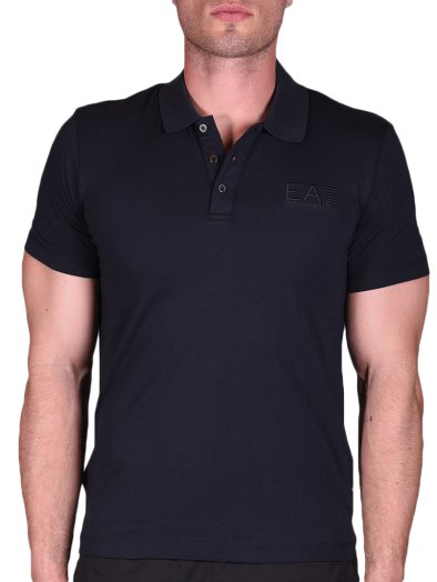 MENS KNIT POLO SLATE GREY