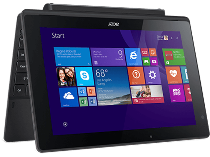 Aspire Switch 10 E fekete 2in1 eszköz NT.MX3EU.003 - Egyedi szurkolói kivitel