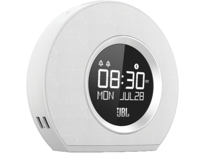 Horizon ébresztőórás bluetooth hangszóró, fehér