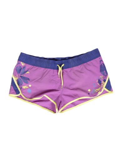 beach club graphic shorty