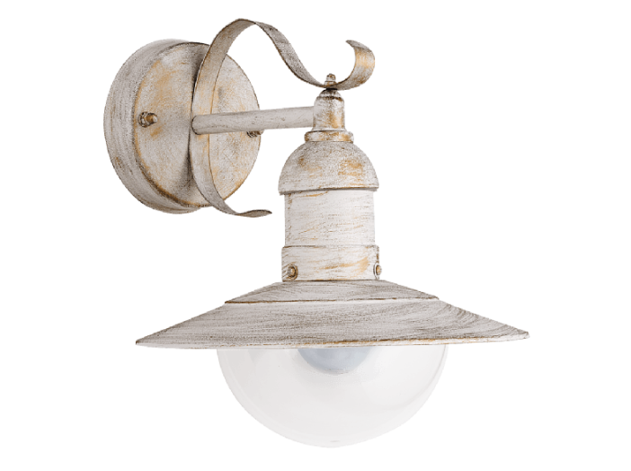 8681 Oslo kült fali E27 60W antik fehér IP44