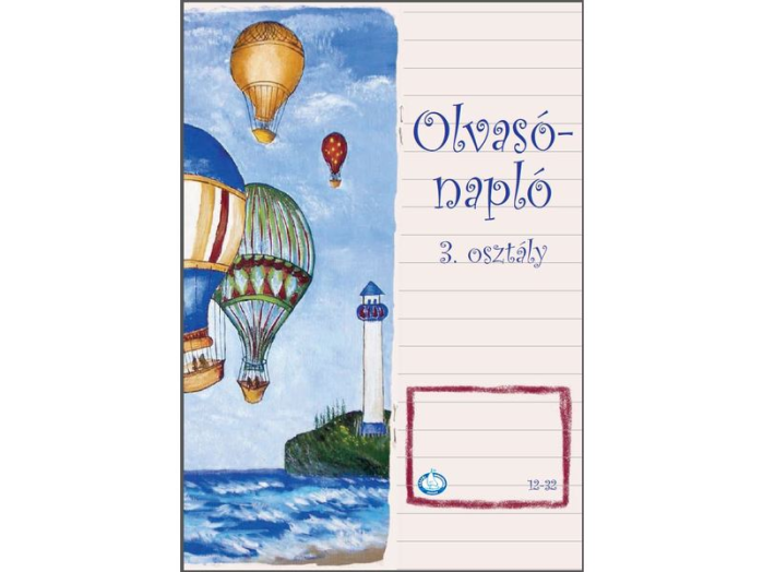 Olvasónapló füzet A5 12-32 3.osztály