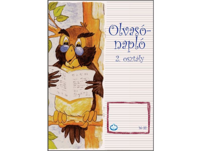 Olvasónapló füzet A5 16-32 2.osztály