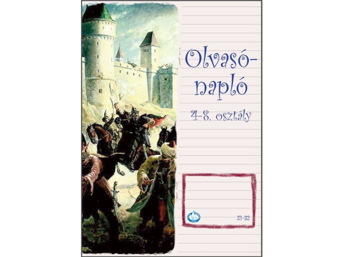 Olvasónapló füzet A5 21-32 4-8.osztály