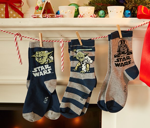 3 pár fiú zokni szettben, "Star Wars"