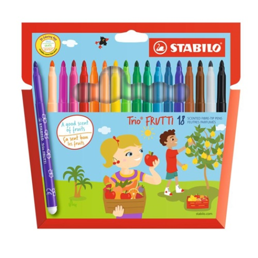 STABILO Trio FRUTTI illatos filctoll 18 színű készlet