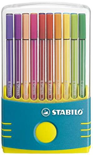 STABILO Pen 68 ColorParade filctoll 20 színű készl.türkiz