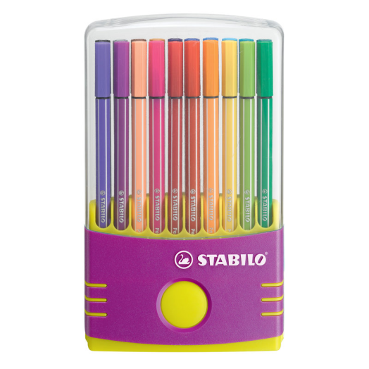 STABILO Pen 68 ColorParade filctoll 20 színű készlet lila