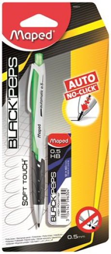 Maped Black Peps nyomósirón 0,5 mm + grafitbéllel vegyes