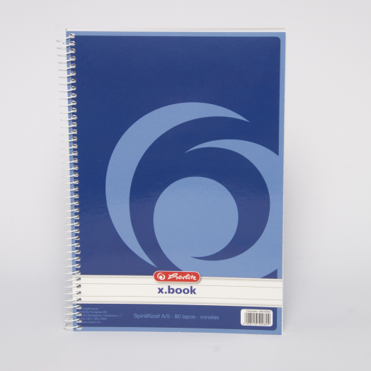Herlitz spirálfüzet A5 80lap