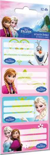 Lizzy Frozen Mix füzetcímke 12db