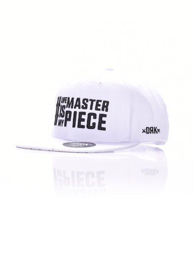 LIFEISMYSNAPBACK WHITE