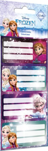 Lizzy Frozen Mix füzetcímke 12db