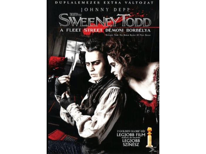 Sweeney Todd - A Fleet Street démoni borbélya DVD