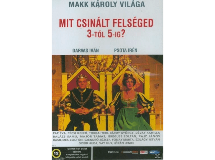 Mit csinált felséged 3-tól 5-ig? DVD