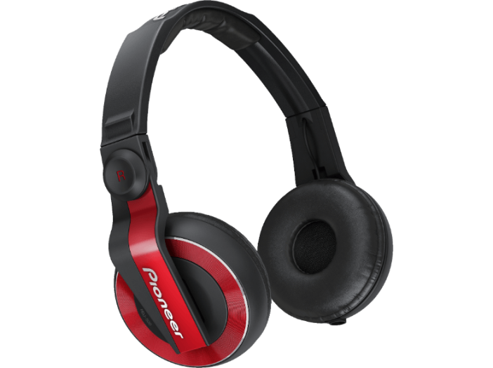 HDJ-500-R DJ fejhallgató, piros