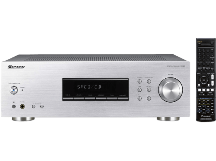 SX-20-S sztereó rádióerősítő, ezüst