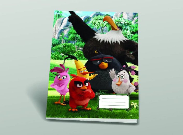 Iskolai füzet, vonalas [81-32], A4, 32 lap, ANGRY BIRDS MOVIE