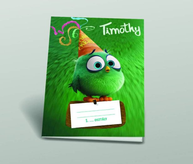 Iskolai füzet, 1.oszt. vonalas [14-32], A5, 32 lap, ANGRY BIRDS MOVIE - Timothy