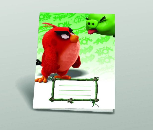 Iskolai füzet, sima [20-32], A5, 32 lap, ANGRY BIRDS MOVIE - Red