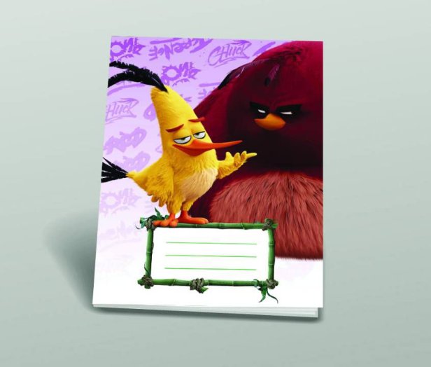 Iskolai füzet, hangjegy [36-16], A5, 16 lap, ANGRY BIRDS MOVIE - Speedy