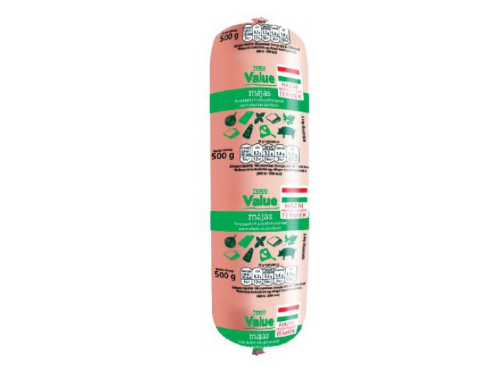 Tesco Value májas